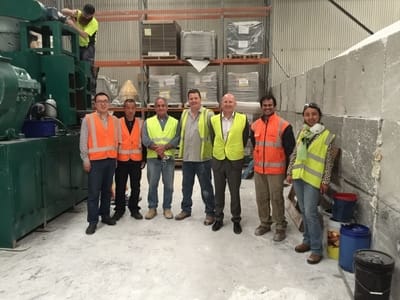 Пакистан: Станок для брикетирования осадков (шлама)