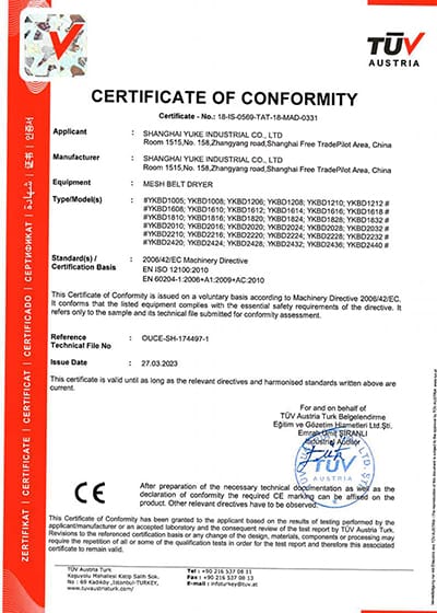 CE (YKBD — брикетировочный пресс)